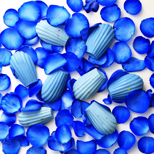 紅茶&ハーブティーと青い薔薇のマドレーヌセット