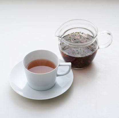 紅茶＆ハーブティーと青い薔薇のマドレーヌセット