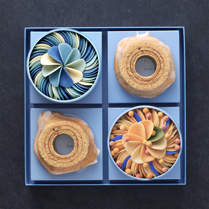 【ギフトセット】ペタル2種＆バウムクーヘンリュネット (ミモザ)