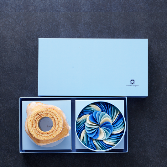 【ギフトセット】インディゴペタル＆バウムクーヘンリュネット