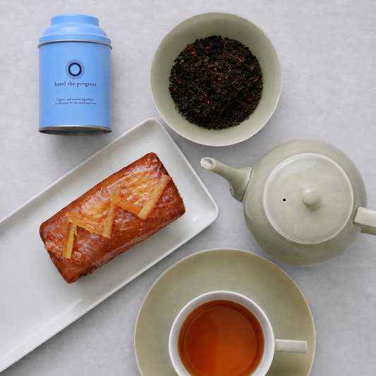 【ギフトセット】パウンドケイク 愛媛の伊予柑＆紅茶 野苺茶