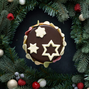 【お届け時期:12月20日~12月25日】クリスマスタルト ビターチョコレート